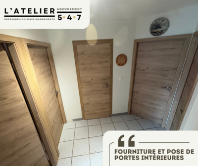 Pose de portes intérieures